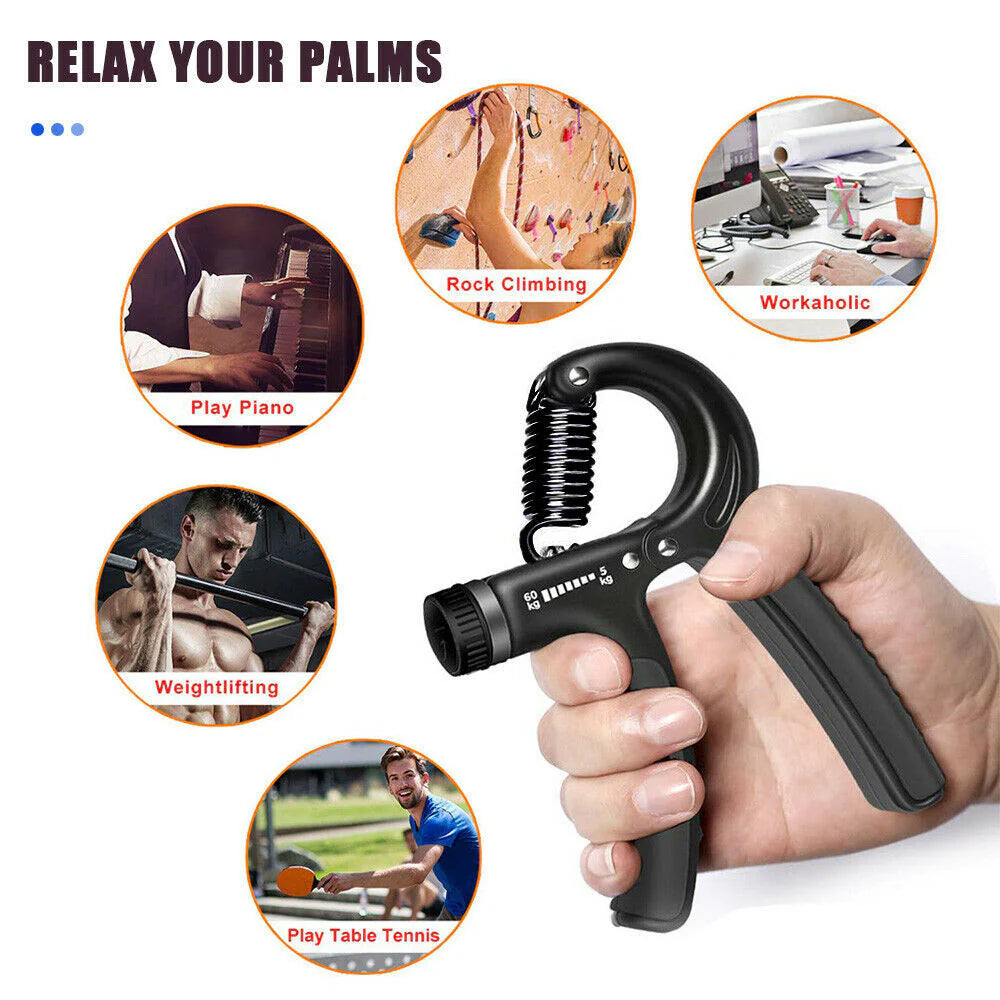 Adjustable Hand Grip Strengthener for Enhanced Wrist Training and Grip Development