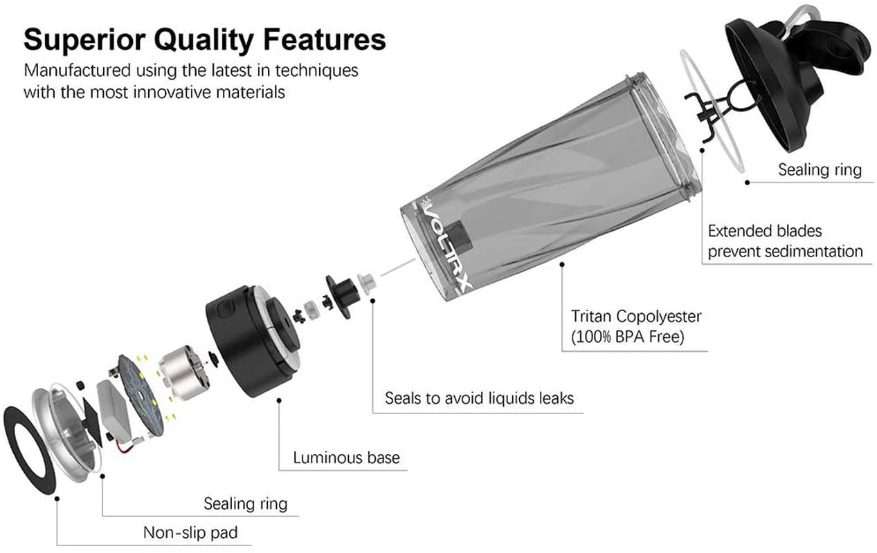 VOLTRX Premium Electric Protein Shaker 